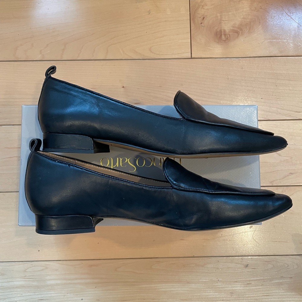 Franco Sarto “Studio” black leather loafers size 8 - Picture 4 of 9